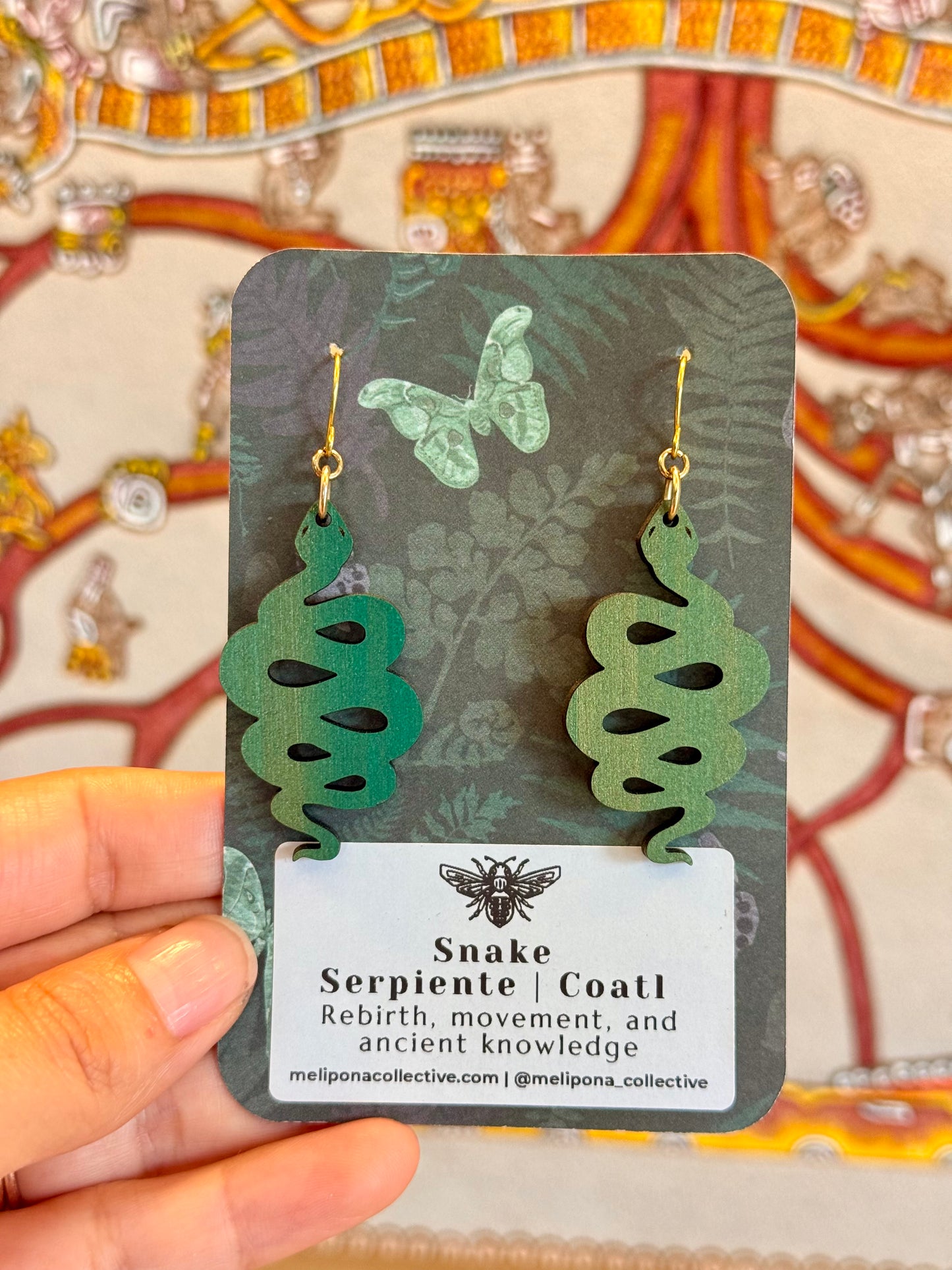 Pendientes de serpiente