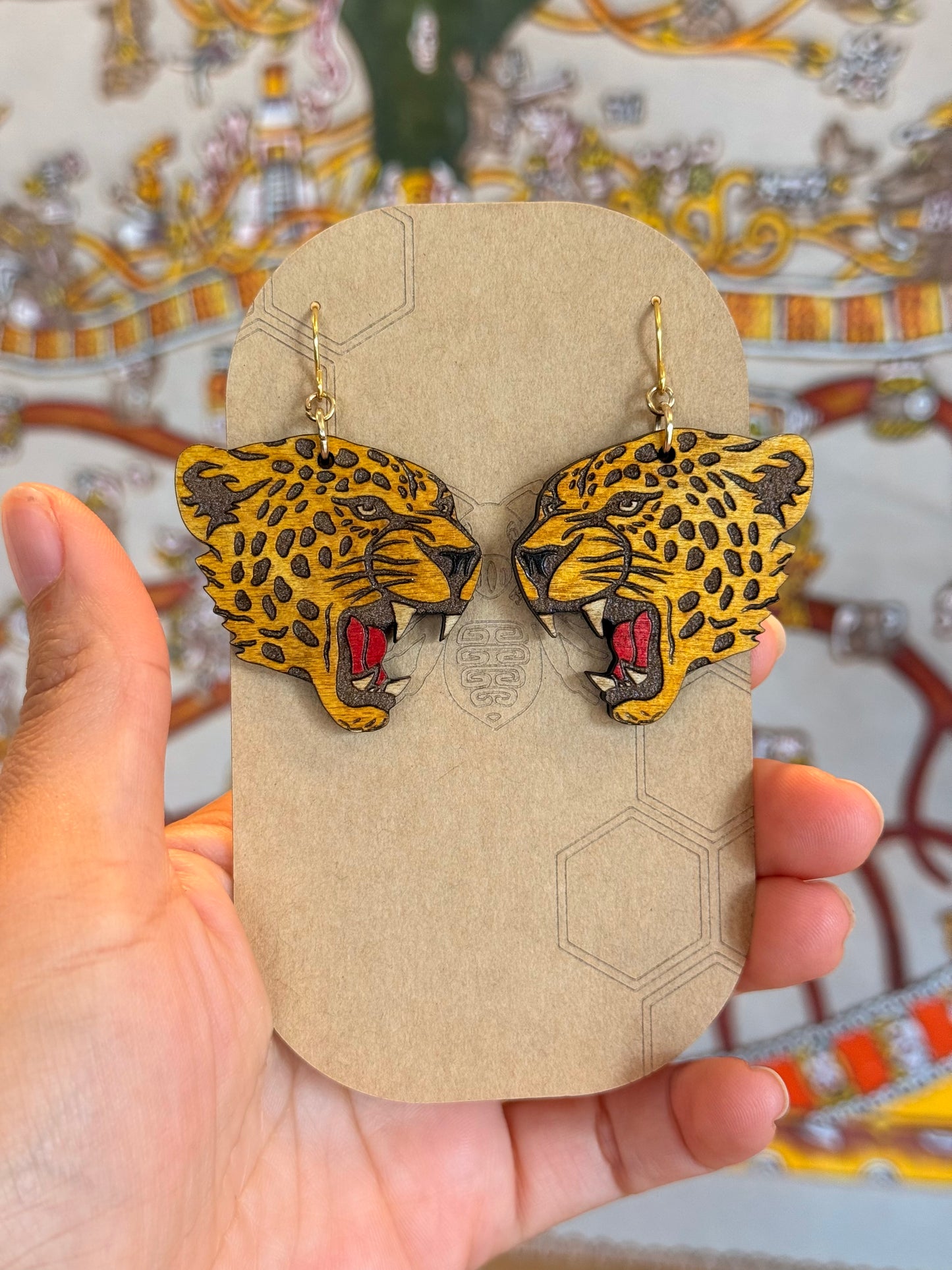 Pendientes de jaguar