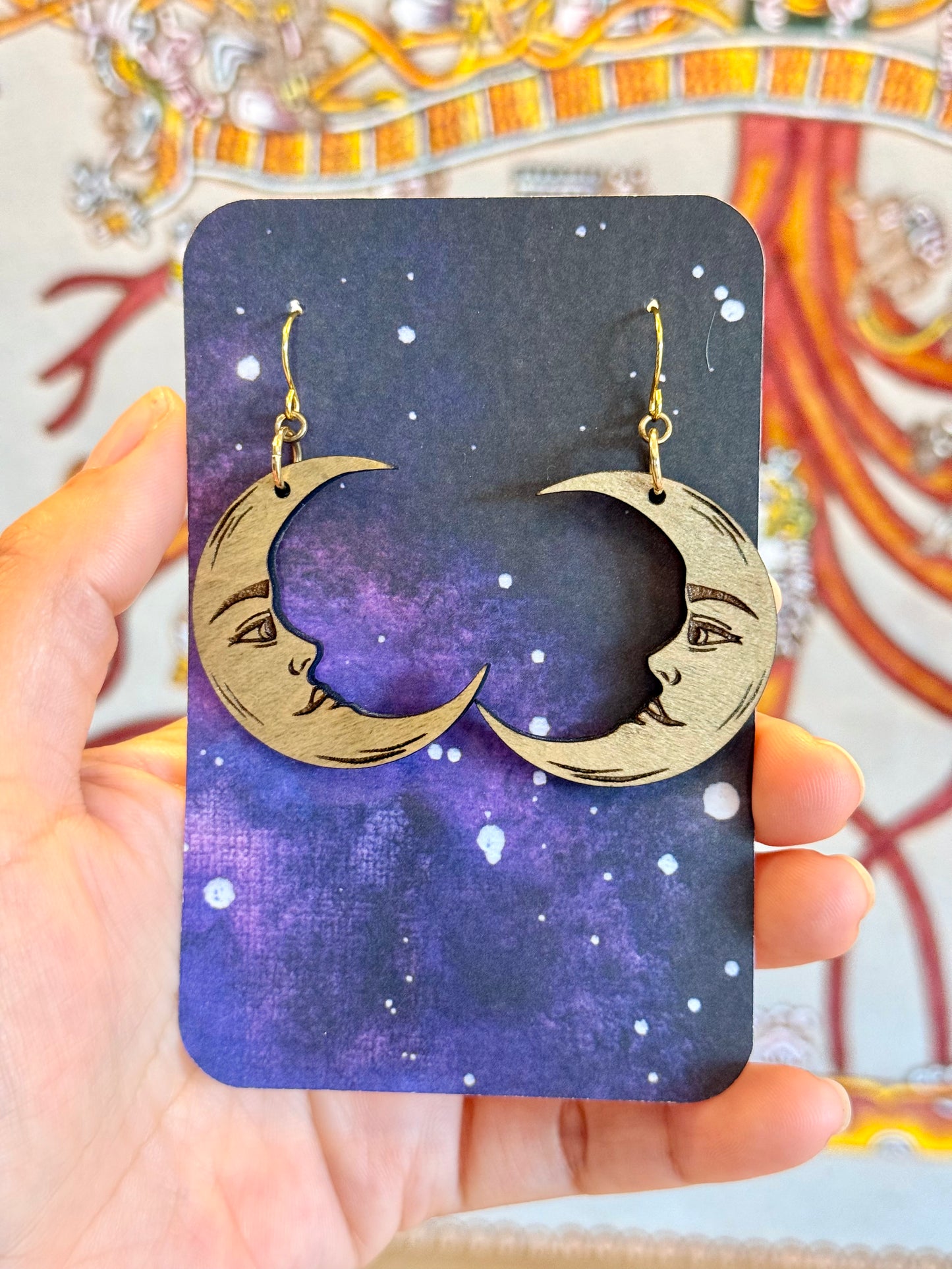 Pendientes de luna creciente
