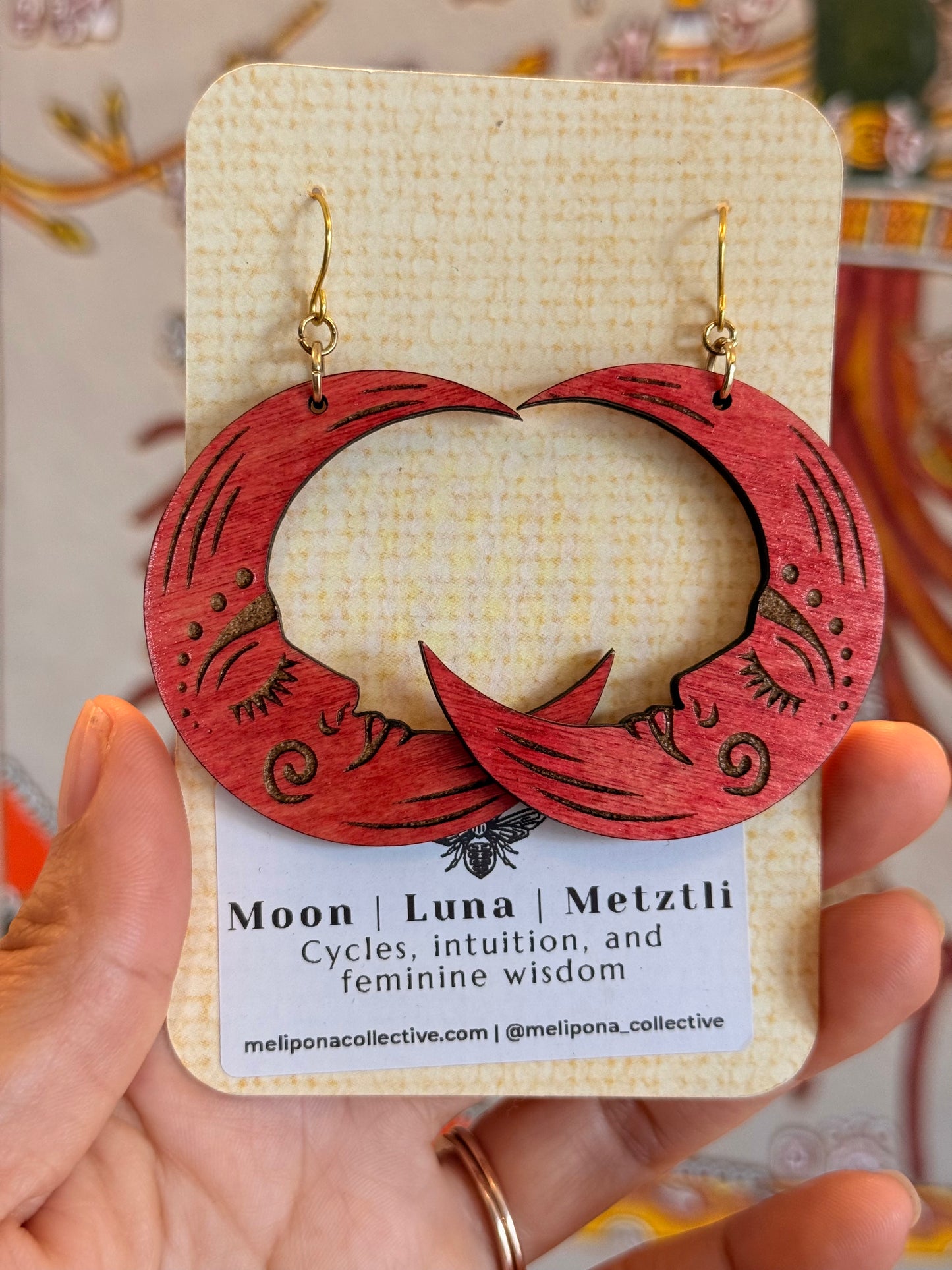 Pendientes de luna creciente