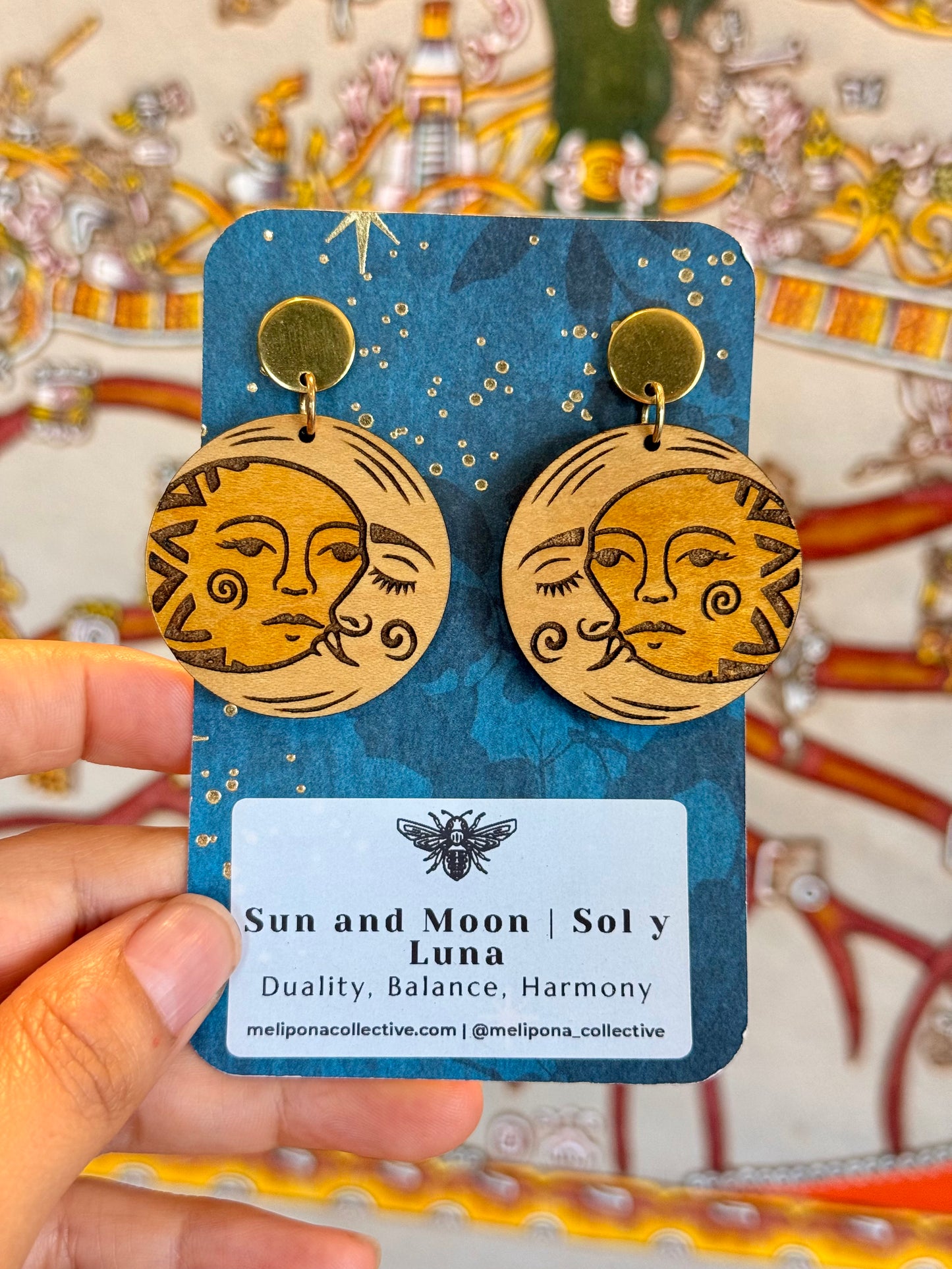 Solar Eclipse Earrings