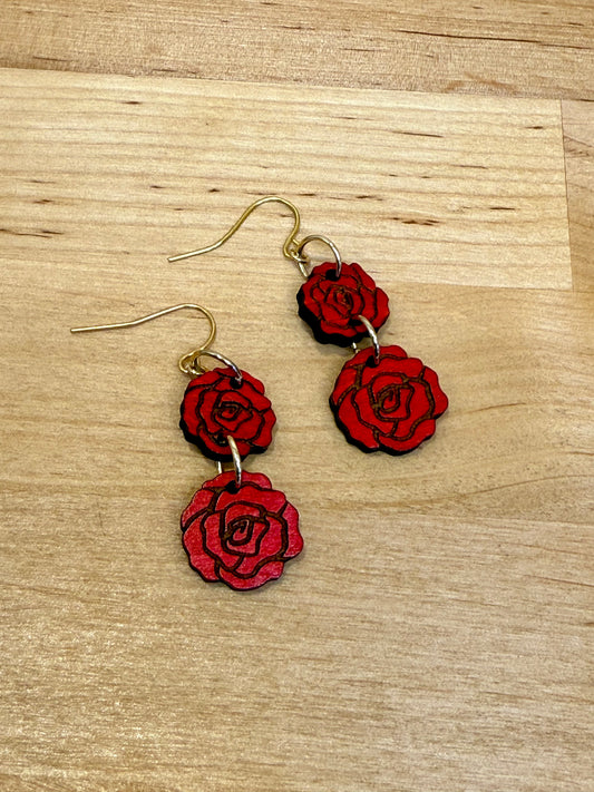 Rose Earrings