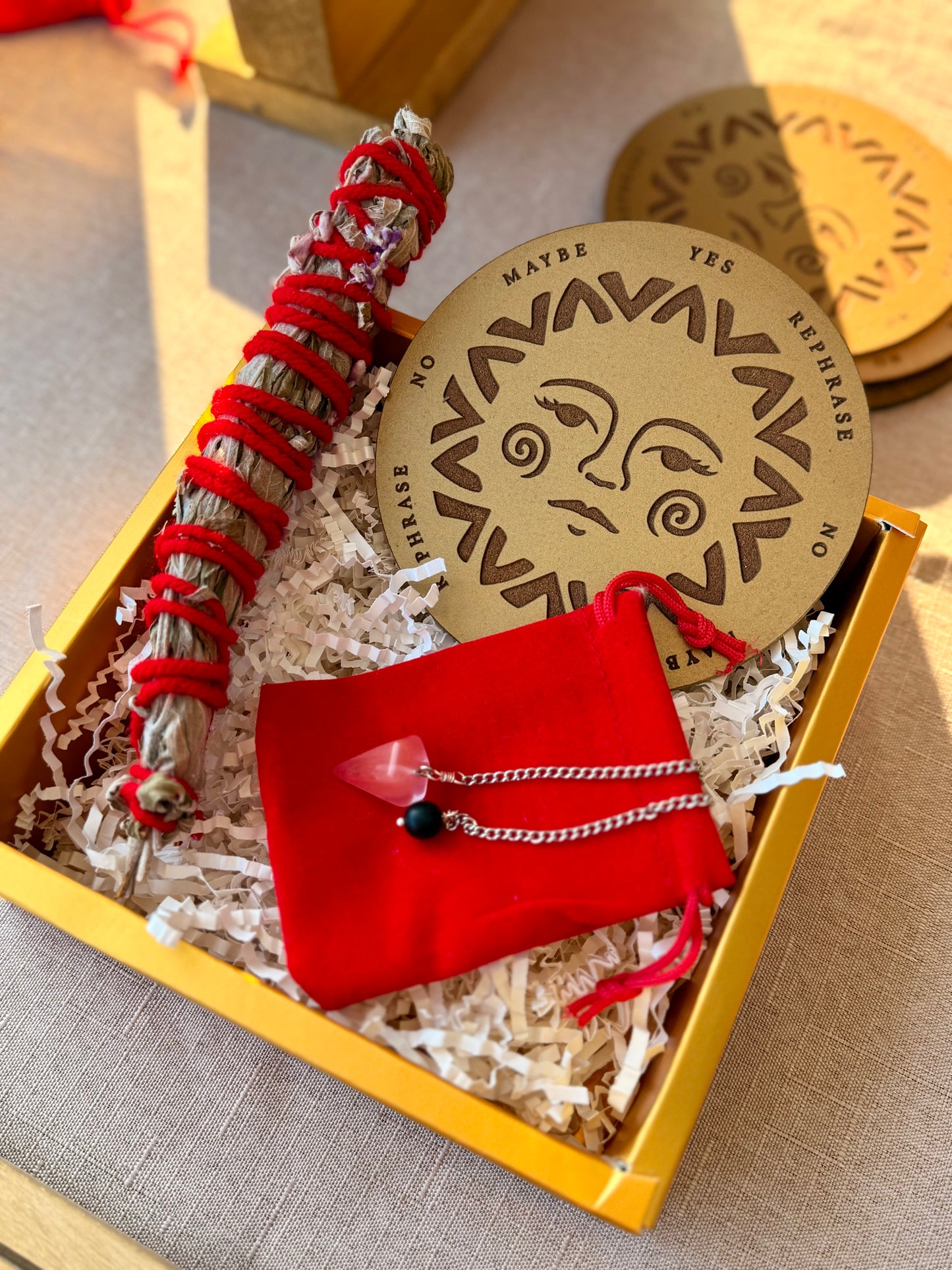 Golden Sun Pendulum Set