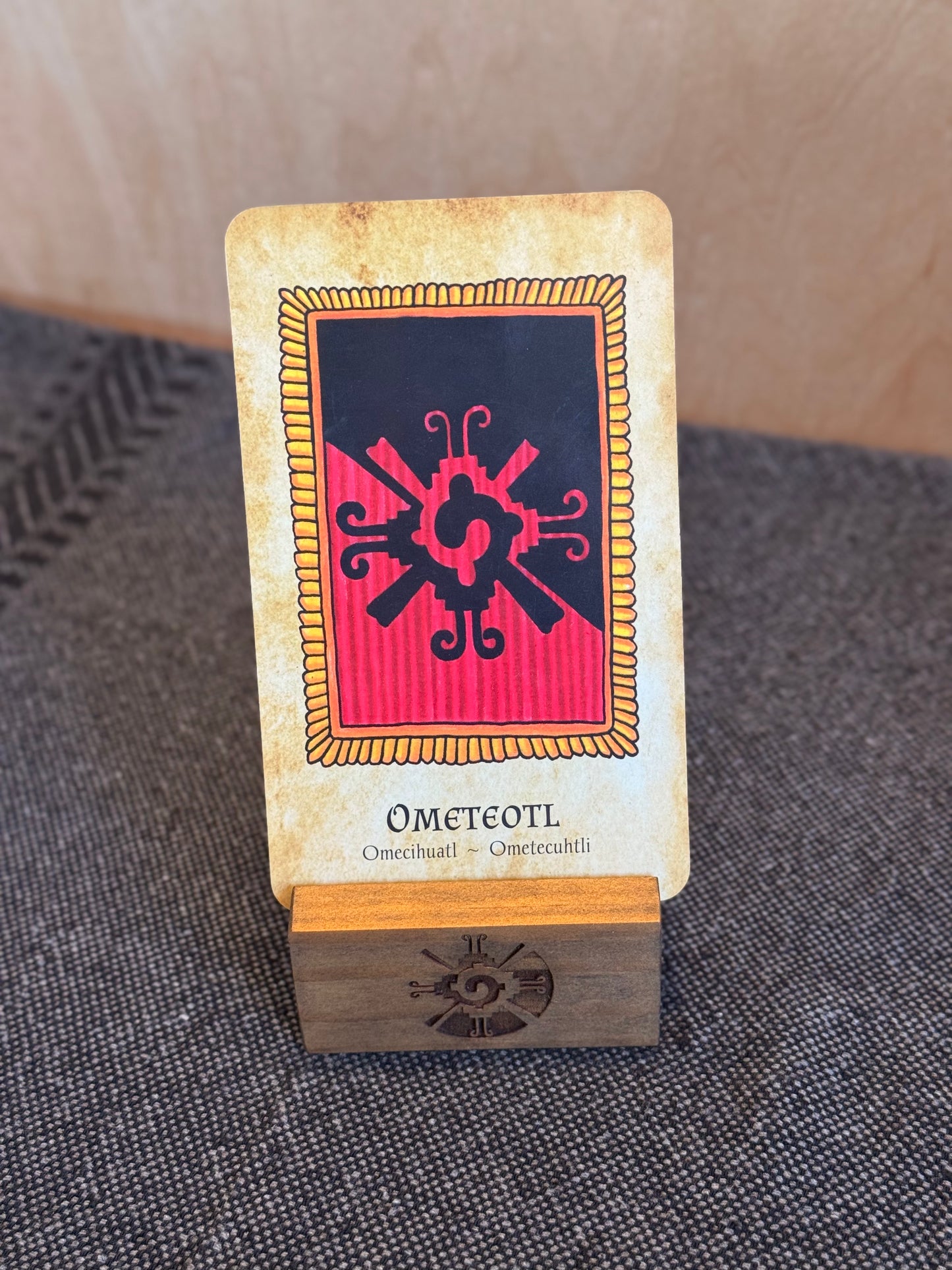 Ometeotl Tarot Card Holder