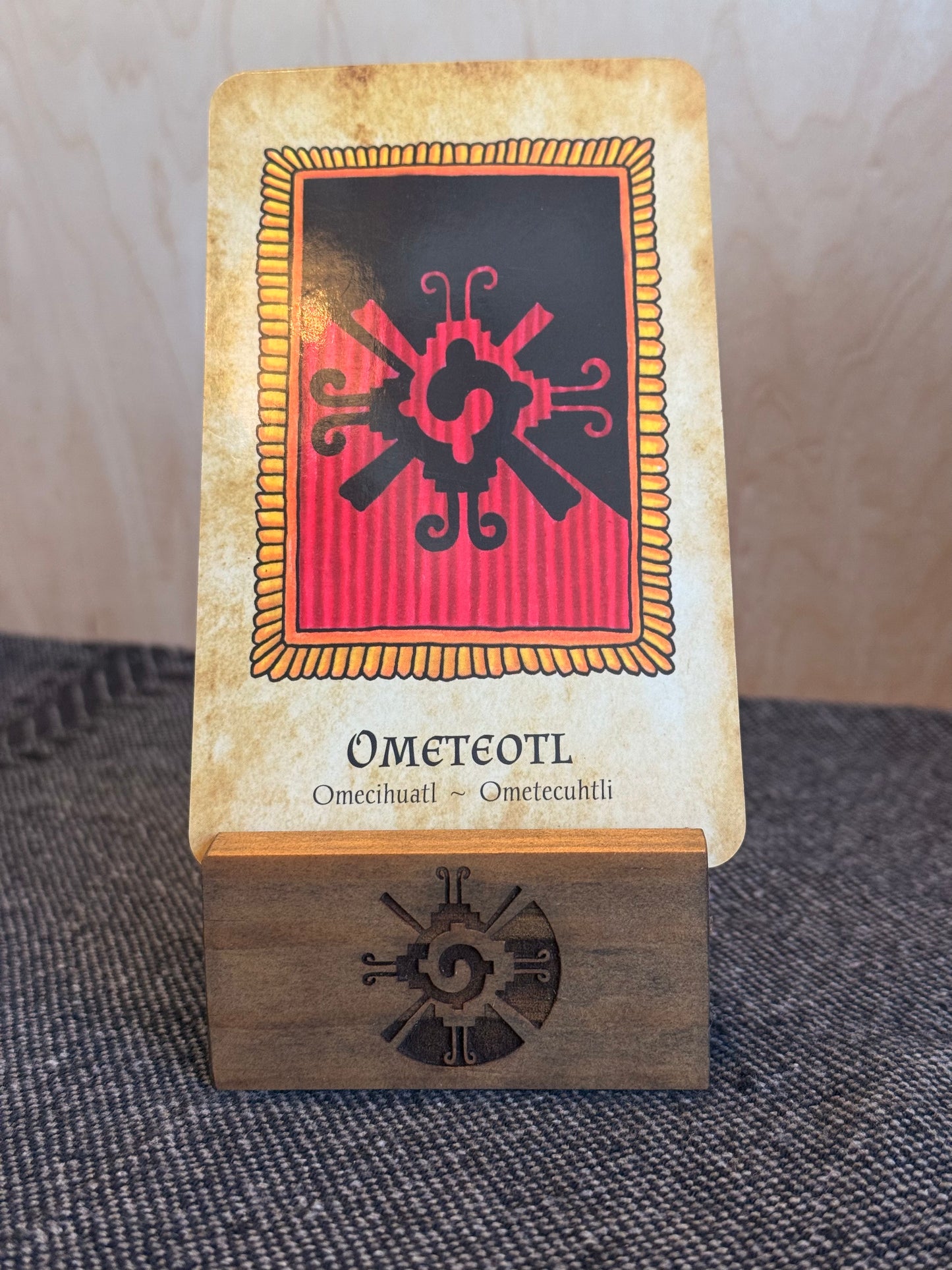 Ometeotl Tarot Card Holder