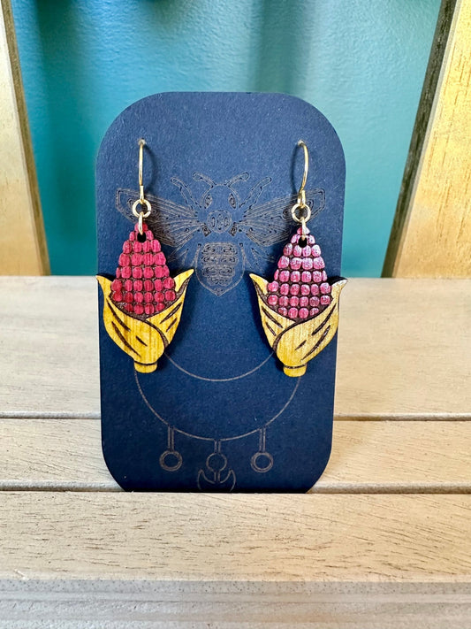 Red Corn Earrings - meliponacollective