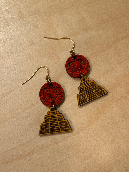 Pendientes Tonatiuh